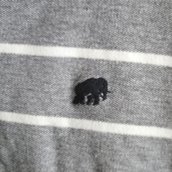 ⛳ Banana Republic Mens Collared Striped Polo - Size L - Picture 2 of 6